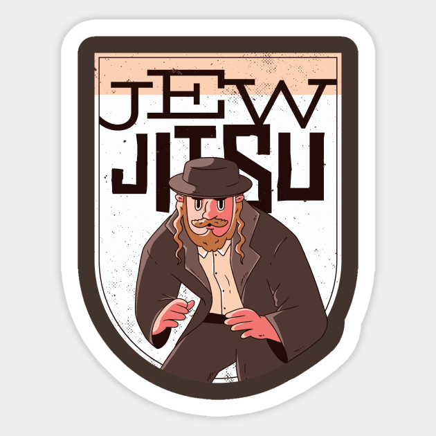 JewJitsu Sticker by Threadded